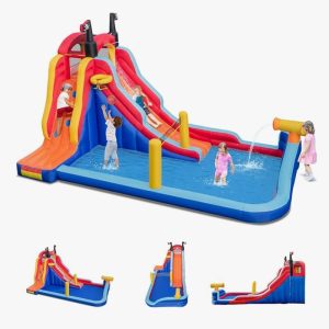 Grand toboggan piscine